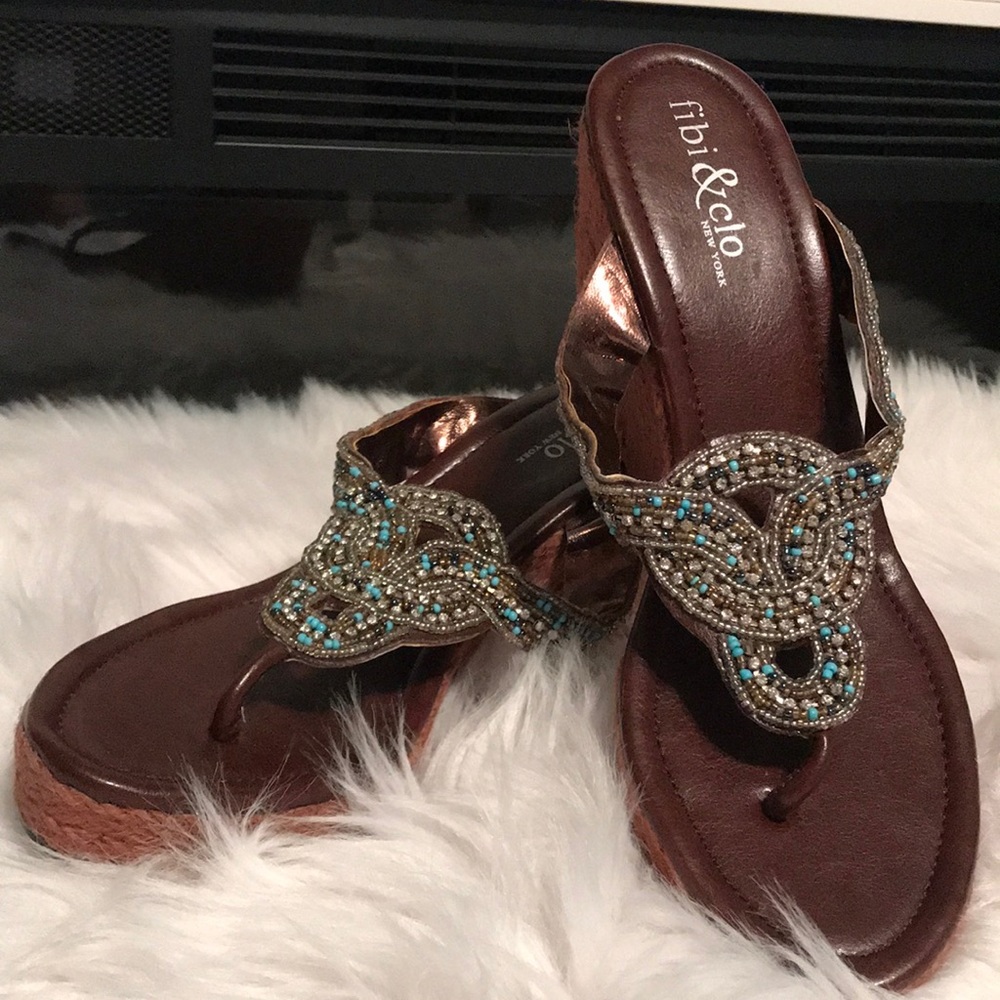 Fibi & Cleo wedge sandals
